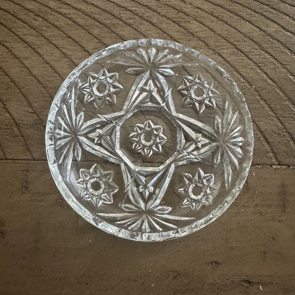 Vintage Decorative Glass Trinket Dish